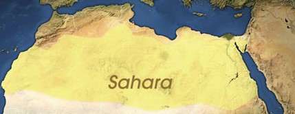 Сахара шөлінің картасы