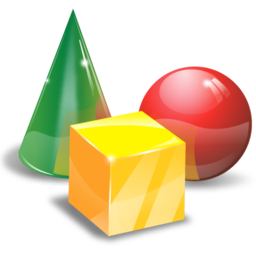Куб сфера және конус