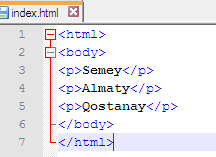 HTML тэгі